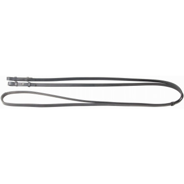 Glad leren teugels T de T Zwart