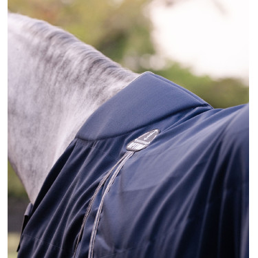 Boxdeken Horseware Rambo Optimo 0g Marine / onweer / zilvergrijs Boxdeken Horseware Rambo Optimo 0g Marine / onweer / zilvergrijs