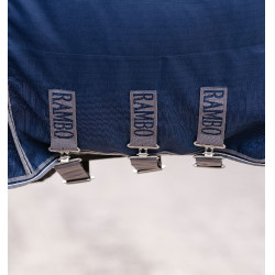 Boxdeken Horseware Rambo Optimo 0g Marine / onweer / zilvergrijs Marineblauw Boxdeken Horseware Rambo Optimo 0g Marine / onweer / zilvergrijs Marineblauw
