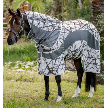 Vliegenmasker Horseware Amigo CamoFly 0g Camofly print / grijs
