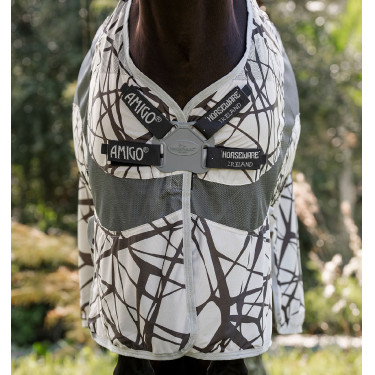 Vliegenmasker Horseware Amigo CamoFly 0g Camofly print / grijs Vliegenmasker Horseware Amigo CamoFly 0g Camofly print / grijs