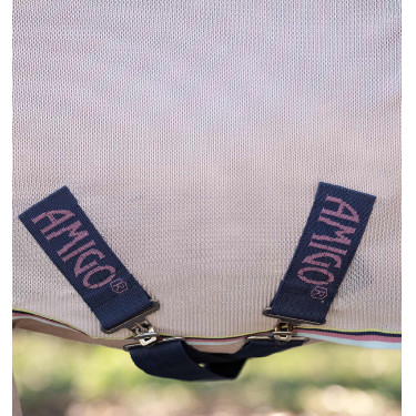 Vliegendeken Horseware Amigo Bug Rug Petite 0g Zilver / citroen / marine / roze / blauw Vliegendeken Horseware Amigo Bug Rug Petite 0g Zilver / citroen / marine / roze / blauw