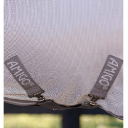 Vliegendeken Horseware Amigo Bug Rug Petite 0g Zilver / titaniumgrijs / zilver