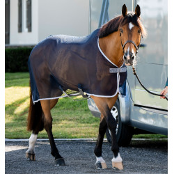 Droogdeken Net Horseware Amigo 0g Marine / titaangrijs / zilver Marineblauw