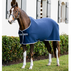 Droogdeken Horseware Amigo Jersey 0g Marine / titaangrijs / zilver Marineblauw