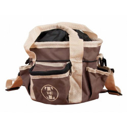Poetskoffer klein model T de T Bruin / beige