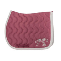 Zadeldek Pénélope Classique Fuchsia / marineblauw Roze