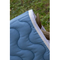 Zadeldek Pénélope Classique Lagune / wit Blauw