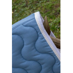 Zadeldek Pénélope Classique Lagune / wit Blauw Zadeldek Pénélope Classique Lagune / wit Blauw