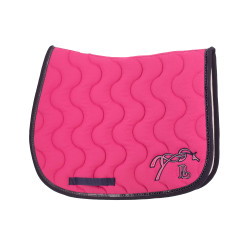 Zadeldek Pénélope Classique Fuchsia / marineblauw Roze
