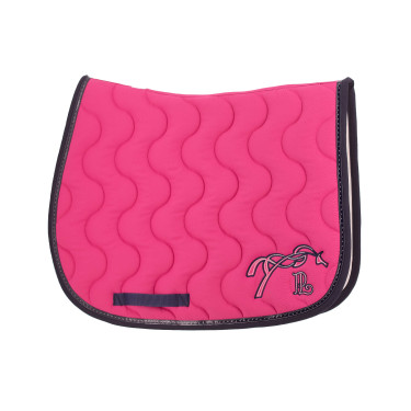 Zadeldek Pénélope Classique Fuchsia / marineblauw Roze Zadeldek Pénélope Classique Fuchsia / marineblauw Roze