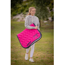 Zadeldek Pénélope Classique Fuchsia / marineblauw Roze