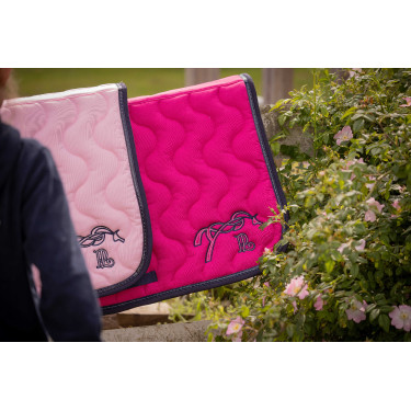 Zadeldek Pénélope Classique Fuchsia / marineblauw Roze