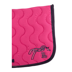 Zadeldek Pénélope Classique Fuchsia / marineblauw Roze