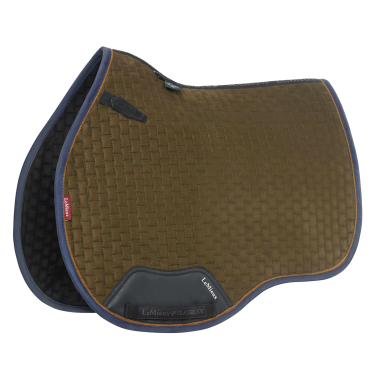 LeMieux Suede GP Vierkant Zadeldek Alpine Bruin