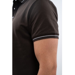 Polo Harcour Oscar heren Cacao Bruin