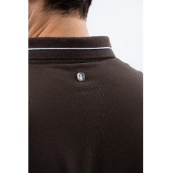 Polo Harcour Oscar heren Cacao Bruin