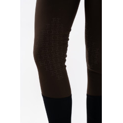 Fleece paardrijbroek Harcour Jaipur Cacao Bruin