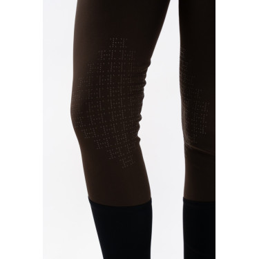 Fleece paardrijbroek Harcour Jaipur Cacao Bruin