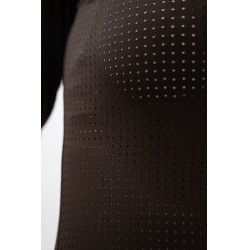 Wedstrijdpolo Harcour Stella dames Cacao Bruin