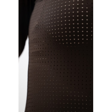 Wedstrijdpolo Harcour Stella dames Cacao Bruin