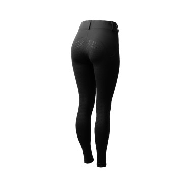 Winterlegging dames met volledige grip Horze Dea Zwart