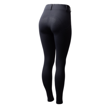 Winterlegging dames met volledige grip Horze Dea Donker marineblauw