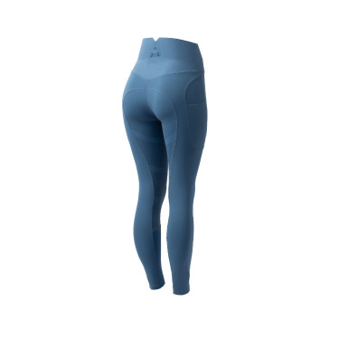 Thermische legging B Vertigo naadloos met volledige grip Leonora Marine titaan Marineblauw