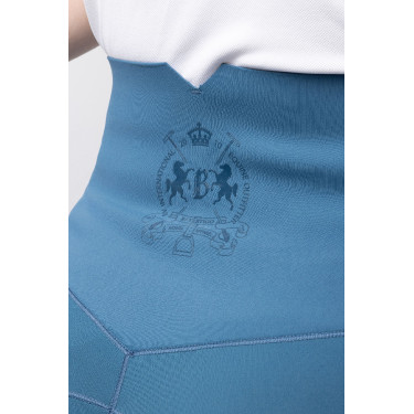 Thermische legging B Vertigo naadloos met volledige grip Leonora Marine titaan Marineblauw