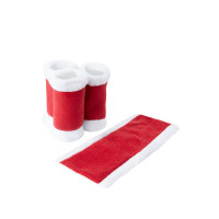 Kerstbandages Horze per 4 Rood