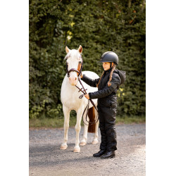 Kinderoverall Horze Annica Gewatteerd Zwart