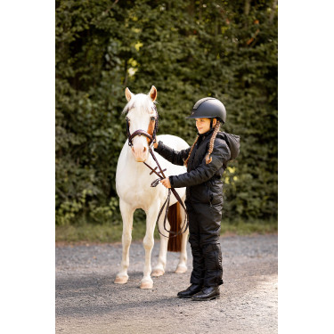 Kinderoverall Horze Annica Gewatteerd Zwart