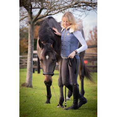 New Roge Pénélope donsjas Blauw / grijs New Roge Pénélope donsjas Blauw / grijs