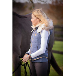 New Roge Pénélope donsjas Blauw / grijs New Roge Pénélope donsjas Blauw / grijs