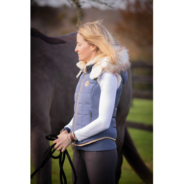 New Roge Pénélope donsjas Blauw / grijs New Roge Pénélope donsjas Blauw / grijs