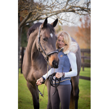 New Roge Pénélope donsjas Blauw / grijs New Roge Pénélope donsjas Blauw / grijs