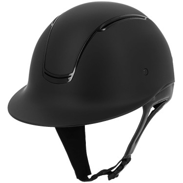 Equithème Soazy helm mat zwart glanzend
