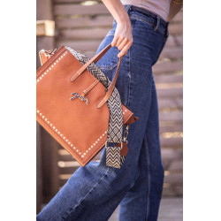 Handtas Pénélope Naily Romane Cognac Bruin