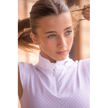 Wedstrijdpolo Pénélope Seville Wit