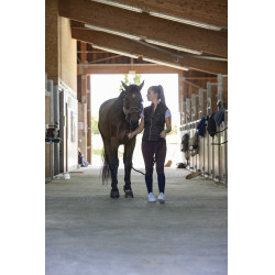 Mouwloos vest Equithème Luna Zwart