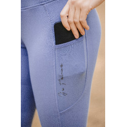 Pull-on Equithème Flora siliconen zitvlak Violet