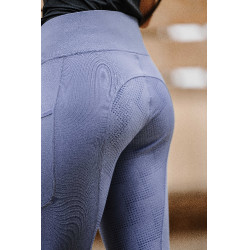 Pull-on Equithème Flora siliconen zitvlak Violet