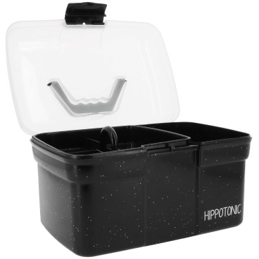 Poetskoffer Hippotonic Glitter Zwart Poetskoffer Hippotonic Glitter Zwart
