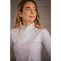Polo PENELOPE - Debbie Wit / roze
