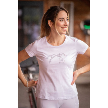 T-shirt Pénélope Iconic Strass Wit