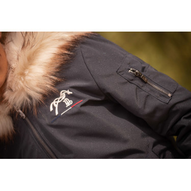 Bombers Pénélope Lyon Marine glitter Blauw