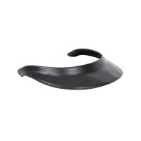 Leren vizier voor Naca-helm Zwart