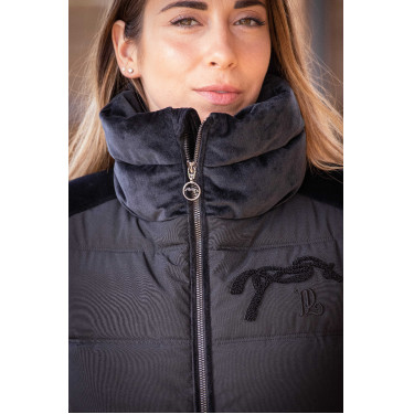 Mouwloze bodywarmer Pénélope Sonia Zwart
