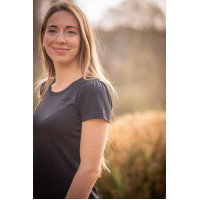 T-shirt Pénélope Techty korte mouwen Grijs