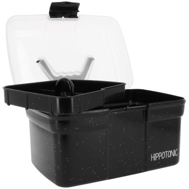 Poetskoffer Hippotonic Glitter Zwart Poetskoffer Hippotonic Glitter Zwart